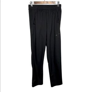 Nike Dri-Fit Black Drawstring Track Pants Size Small